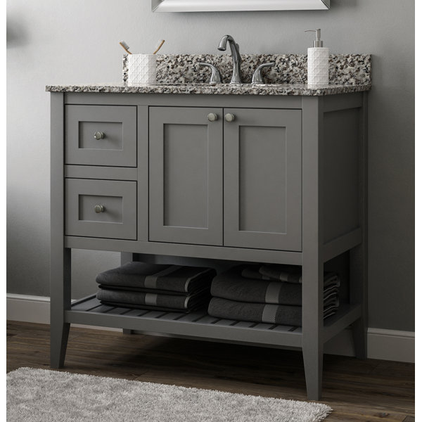 Beachcrest Home Galveston 42" Single Bathroom Vanity Base Only